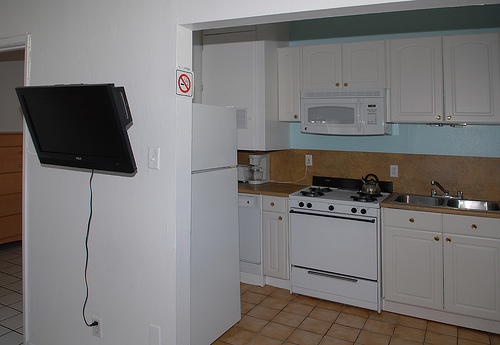 kitchen from living room kitchen from living room
