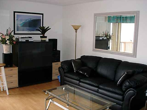 living room view