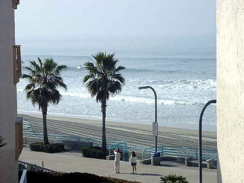 ocean view from balcony