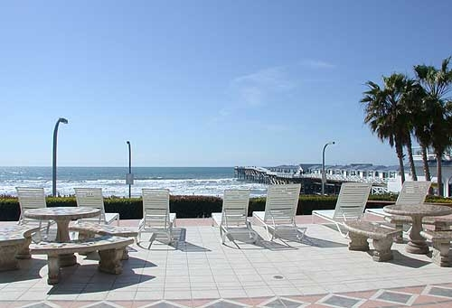 patio with ocean view