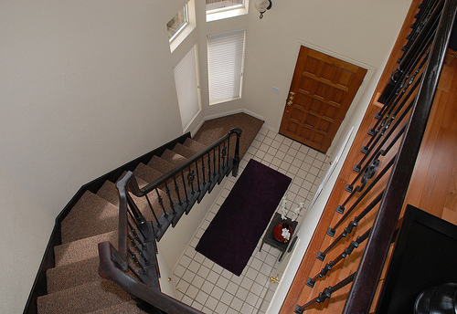 staircase leading to front door staircase leading to front door