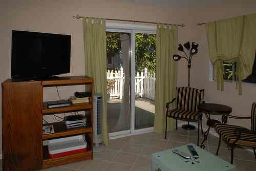 living room with view