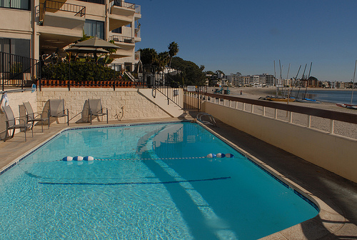 swimming pool area over looking