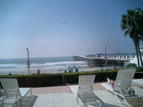 ocean view from patio