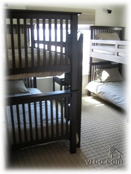 3rd bedroom with bunk beds