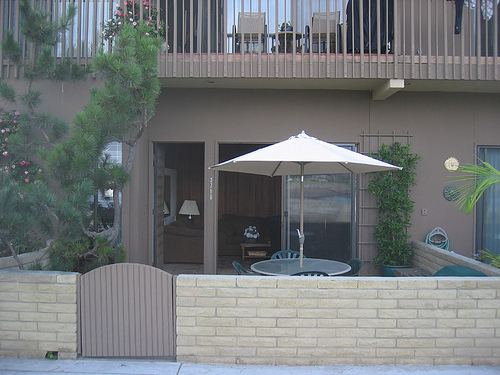 outside patio view