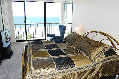 master bedroom with ocean view