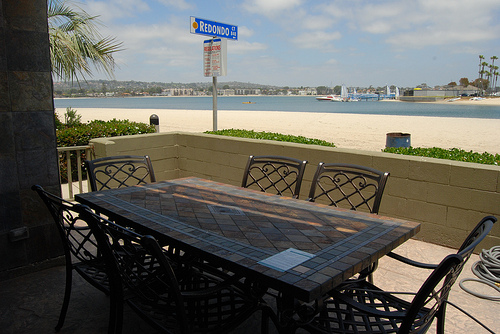 patio with view of bay patio with view of bay