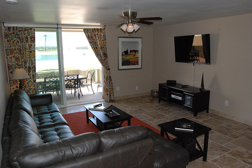 Living room with bay view Living room with bay view