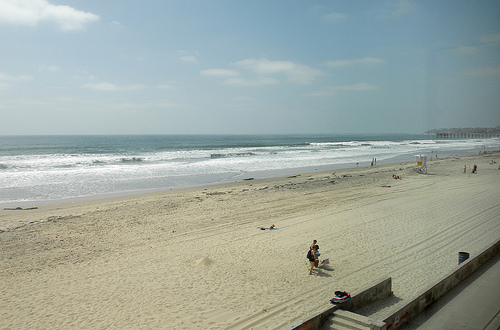 ocean view from living room