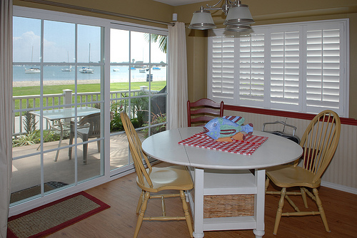 dining area with view dining area with view