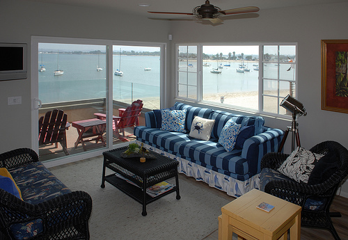 living room with view living room with view
