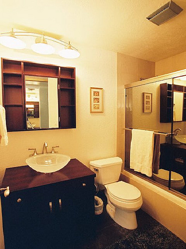 hallway bathroom