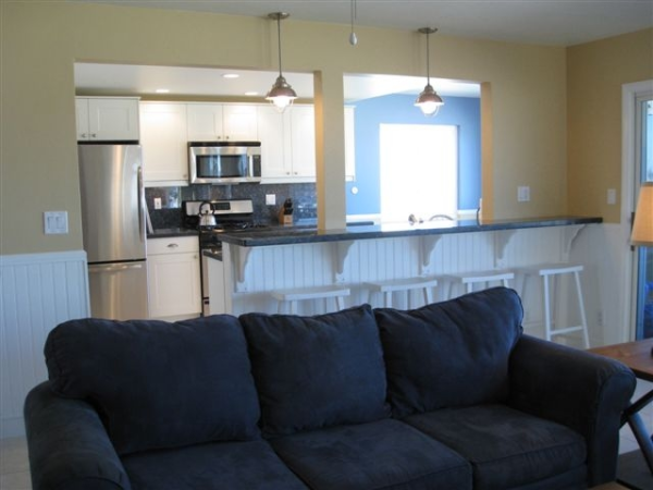 kitchen view from living room