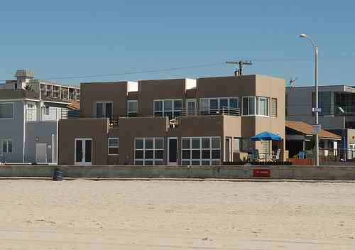 outside from beach