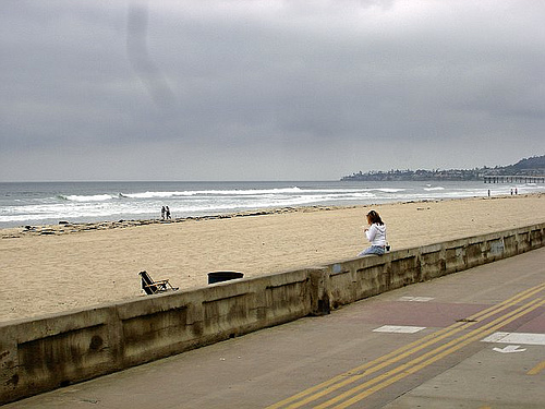 ocean view from patio